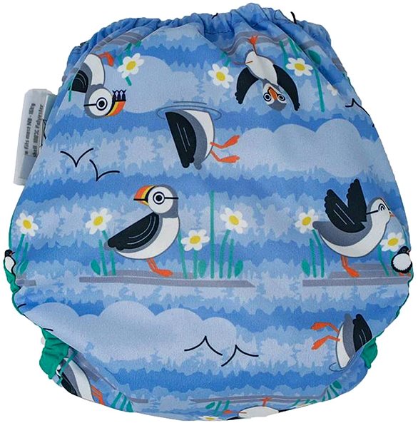 Pop-in Diaper Tops AIO Puffin - snaps .
