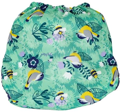 Pop-in Diaper Tops AIO Round the Garden - snaps .