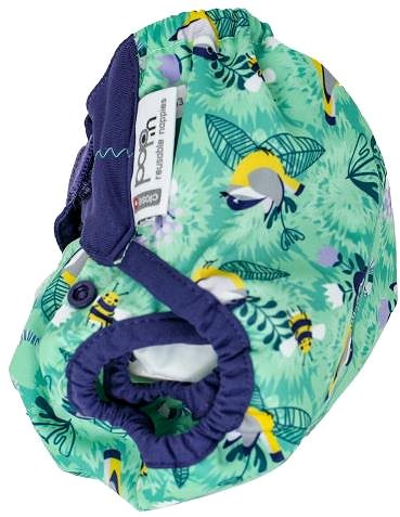 Pop-in Diaper Tops AIO Round the Garden - snaps .