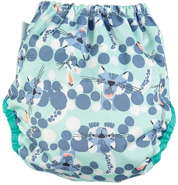 Pop-in Diaper Tops AIO Snow Leopard - snaps .
