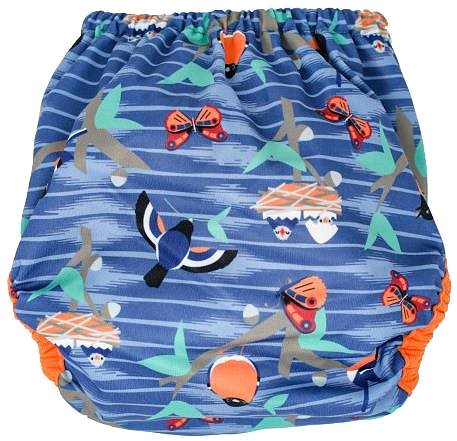 Pop-in Diaper Tops AIO Twilight Garden - snaps .