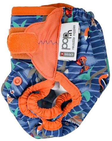 Pop-in Diaper Top Twilight Garden - Velcro .