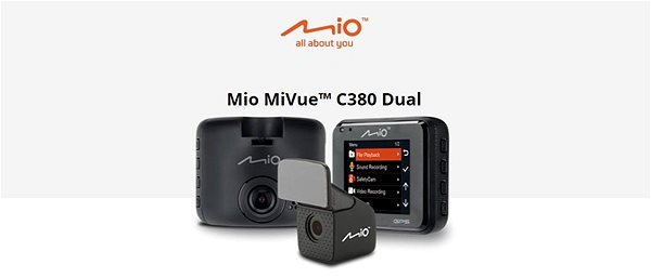 Dash Cam MIO MiVue C380 Dual Features/technology