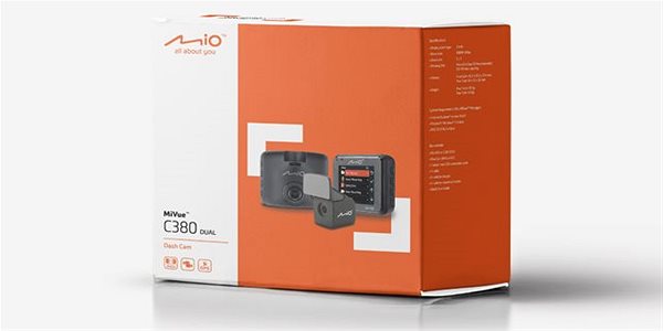 Dash Cam MIO MiVue C380 Dual Packaging/box