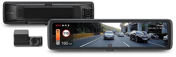 Dash Cam MIO MiVue R850T 2.5K HDR E-mirror PLA
