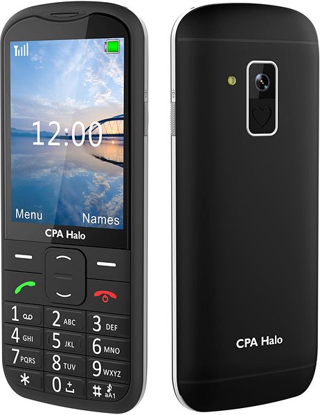 Mobile Phone CPA Halo 18 Senior, Black Lifestyle