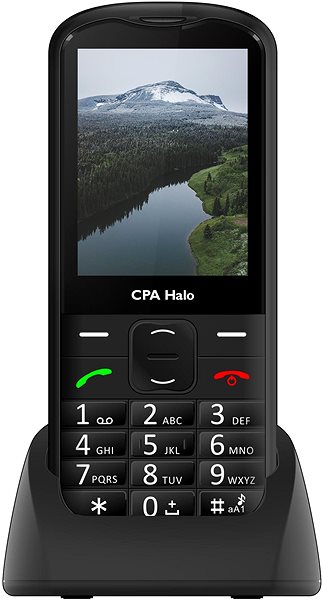 Mobile Phone CPA Halo 18 Senior, Black Screen