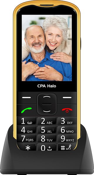 Mobilný telefón CPA Halo 18 Senior zlatý ...