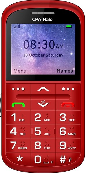 Mobile Phone CPA Halo 11 Pro Senior Red Screen