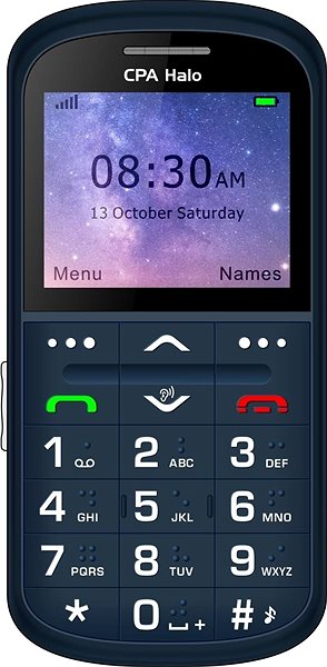 Mobile Phone CPA Halo 11 Pro Senior Blue Screen