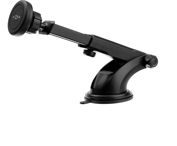 Phone Holder FIXED Maggy XL with Long Suction Cup for Glass or Dashboard, Black Lifestyle