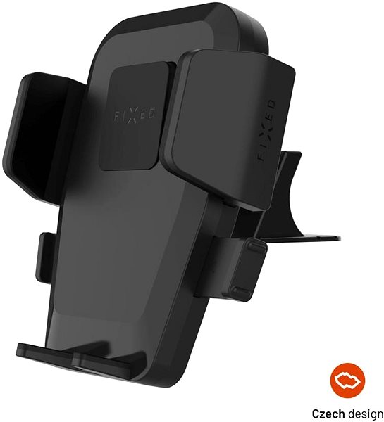Phone holder FIXED Iconiq Dash with adhesive foot on the dashboard black ...