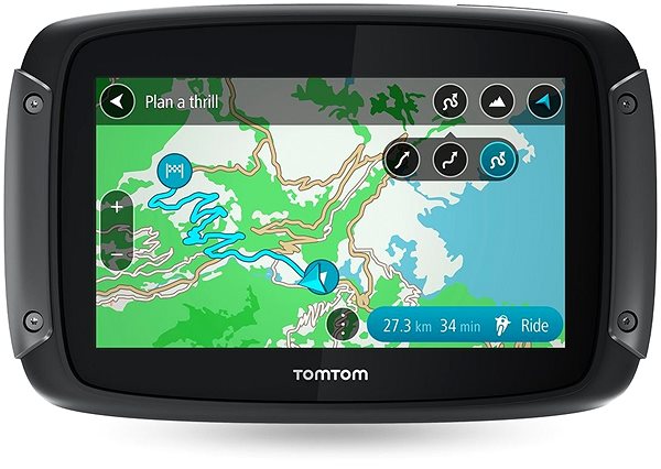 GPS navigáció TomTom Rider 500 EU Lifetime motorkerékpáros ...