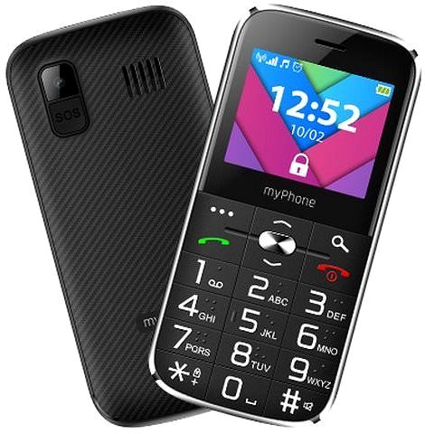 Mobile Phone MyPhone Halo C Senior Black Lifestyle 2