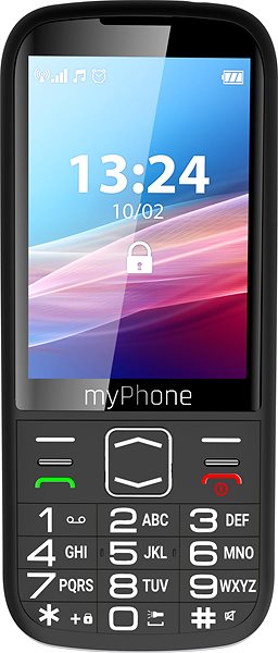 Mobiltelefon MyPhone Halo 4 LTE Senior, fekete ...