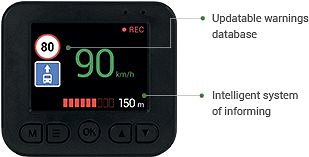 Dash Cam NAVITEL R300 GPS Features/technology