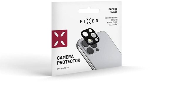 Objektiv-Schutzglas FIXED Lens-Cover s Flash Anti Glare Circle für Samsung Galaxy A14/A14 5G/A34 5G ...