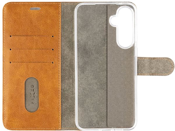 Handyhülle FIXED Opus für Samsung Galaxy A15/A15 5G braun ...