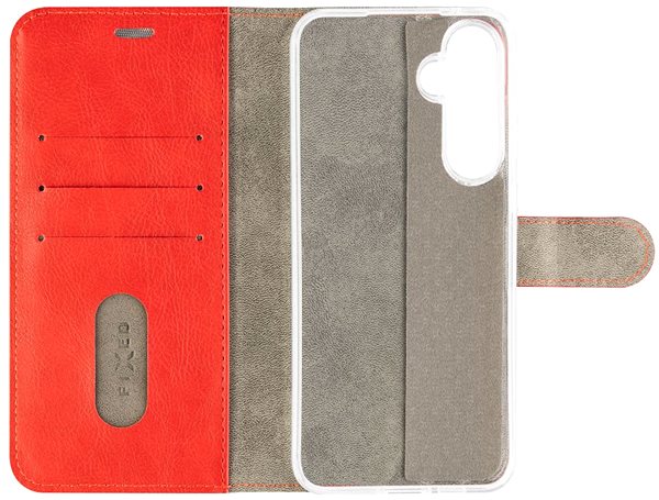 Softcase-Handyhülle FIXED Opus für Samsung Galaxy A55 5G rot ...