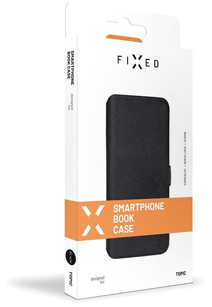 Puzdro na mobil FIXED Topic na Honor 90 Smart čierne Obal/škatuľka