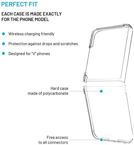 Handyhülle FIXED Pure für Motorola Razr 50 Ultra klar ...