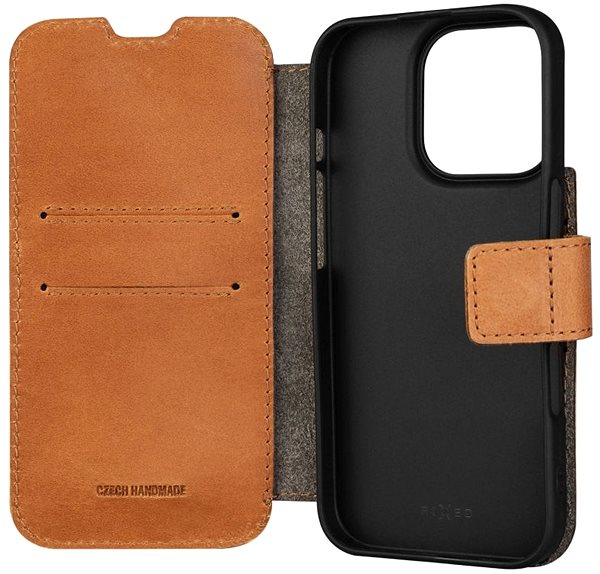 Softcase-Handyhülle FIXED ProFit für das Apple iPhone 16 Pro braun ...