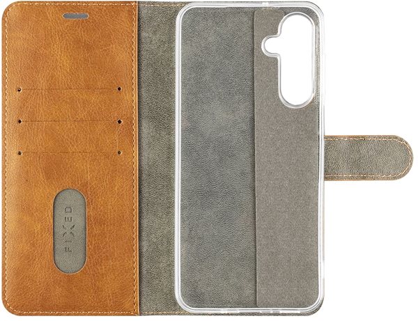 Handyhülle FIXED Opus für Samsung Galaxy A16 4G/5G braun ...
