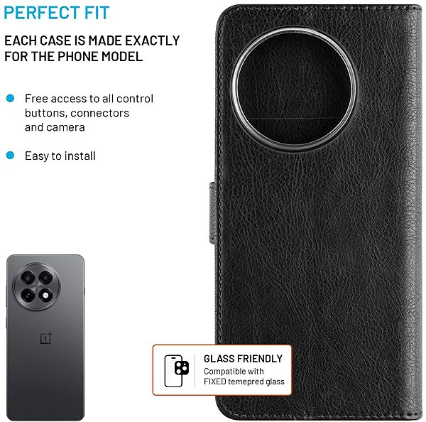 Softcase-Handyhülle FIXED Opus für OnePlus 13R Black ...