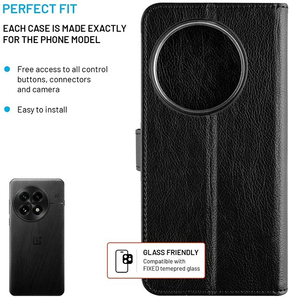 Mobiltelefon tok FIXED Opus OnePlus 13 fekete tok ...
