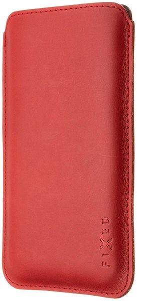 Puzdro na mobil FIXED Slim Torcello vyrobené z pravej kože na Apple iPhone 12/12 Pro/13/13 Pro červené ...