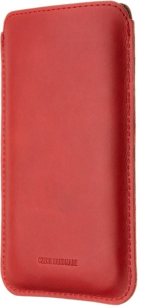 Handyhülle FIXED Slim Torcello aus echtem Leder für das Apple iPhone 12/12 Pro/13/13 Pro rot ...