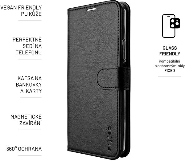 Handyhülle FIXED Opus Cover für Motorola Moto G41 - schwarz ...