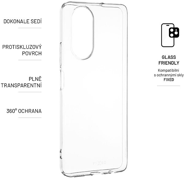 Handyhülle FIXED Cover für Honor X7 - transparent ...