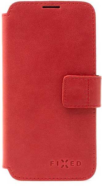 Softcase-Handyhülle FIXED ProFit Cover aus echtem Rindsleder für Apple iPhone 14 Pro Max - rot ...
