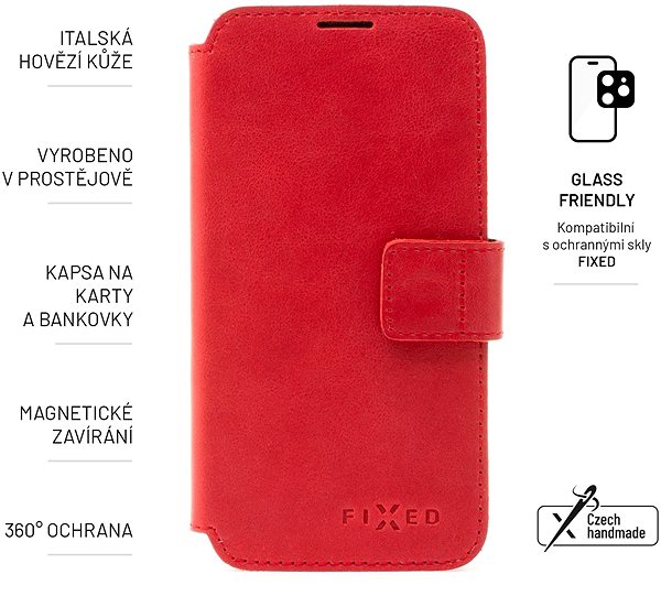 Puzdro na mobil FIXED ProFit pre Samsung Galaxy A33 5G červené ...