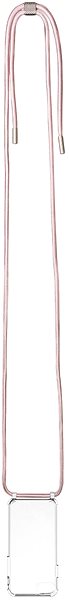 Handyhülle FIXED Pure Neck AntiUV Cover mit rosa Lanyard für Apple iPhone 7 / 8 / SE (2020/2022) ...