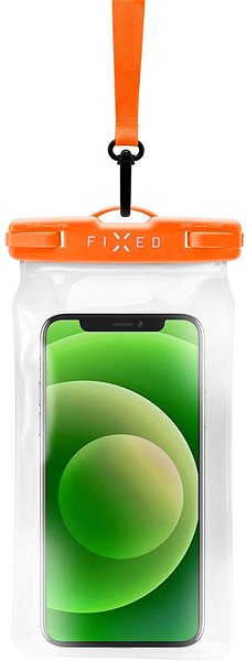 Handyhülle FIXED Float Cover mit Verriegelungssystem und IPX8-Zertifizierung - orange ...