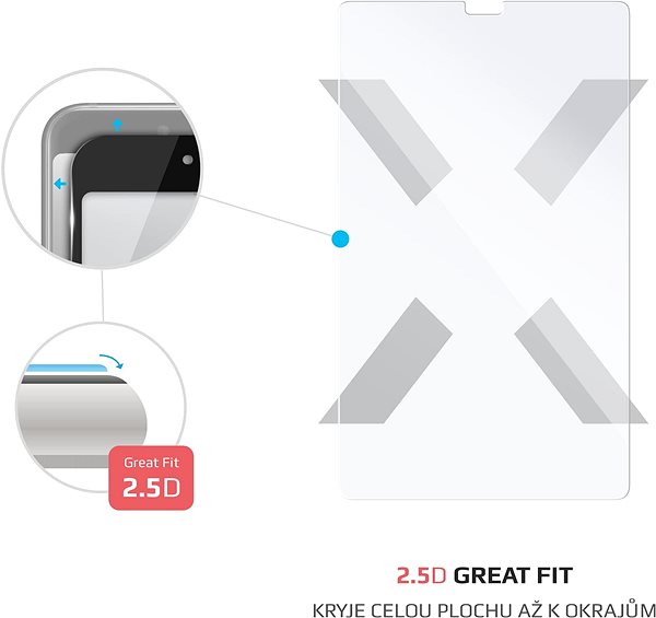 Üvegfólia FIXED Samsung Galaxy Tab A7 Lite üvegfólia - átlátszó Jellemzők/technológia