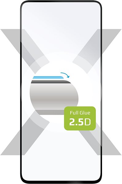 Ochranné sklo FIXED FullGlue-Cover pre Realme GT Master Edition čierne Vlastnosti/technológia