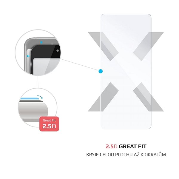Schutzglas FIXED Schutzglas für Samsung Galaxy A53 5G - transparent Mermale/Technologie
