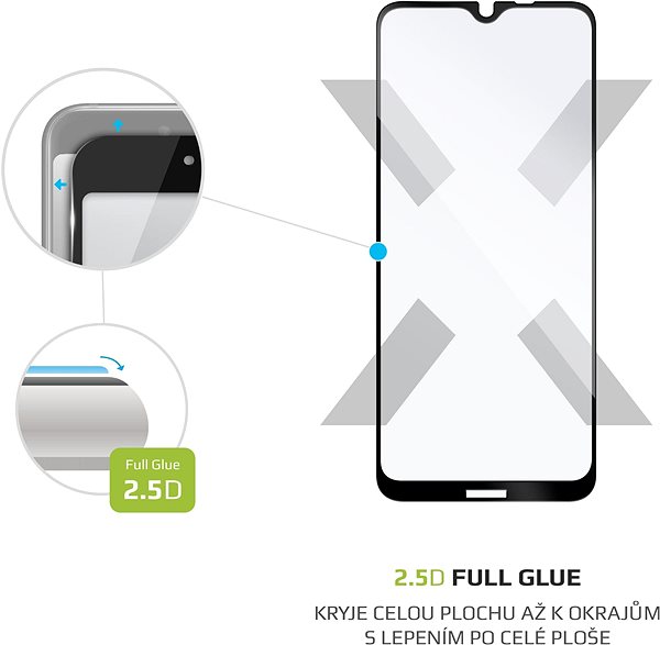 Üvegfólia FIXED FullGlue-Cover Nokia G21 üvegfólia - fekete Jellemzők/technológia