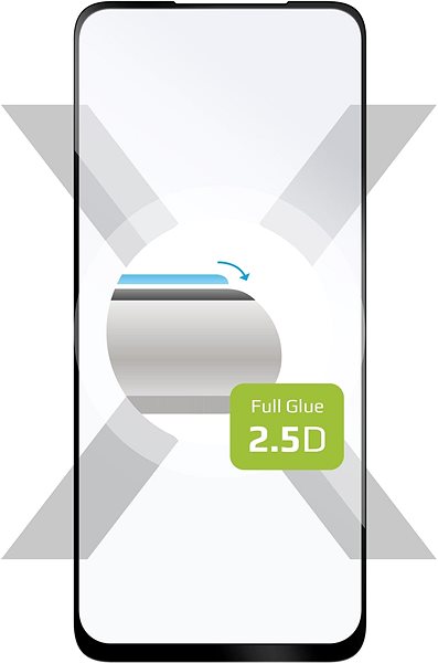 Üvegfólia FIXED FullGlue-Cover Realme 9 üvegfólia - fekete Jellemzők/technológia