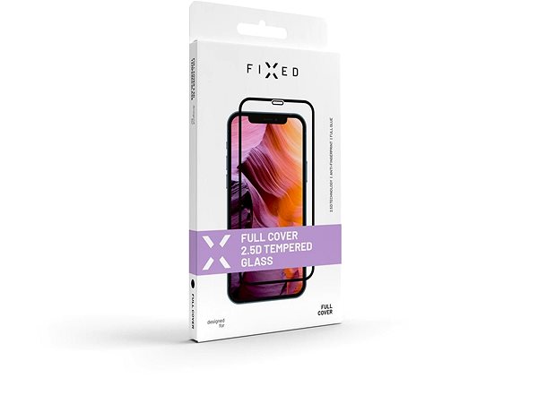 Üvegfólia FIXED FullGlue-Cover a Xiaomi POCO C40 készülékhez - fekete Csomagolás/doboz