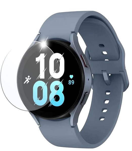Schutzglas FIXED für Smartwatch Samsung Galaxy Watch5 44mm Galaxy Watch4 44mm 2 Stück im Paket klar ...