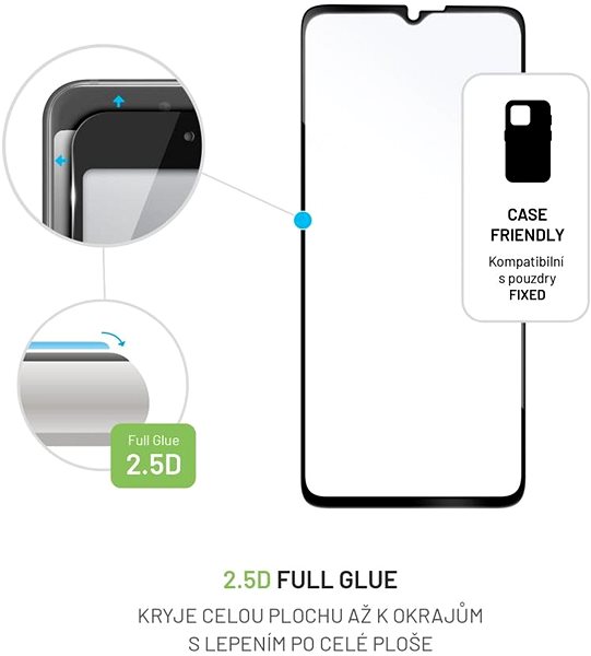 Schutzglas FIXED FullGlue-Cover für Samsung Galaxy Xcover6 Pro schwarz ...