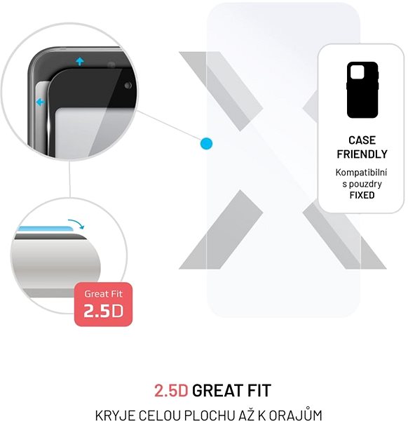 Üvegfólia FIXED ThinkPhone by Motorola üvegfólia - átlátszó ...