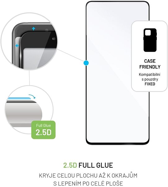 Ochranné sklo FIXED FullGlue-Cover na Samsung Galaxy M54 5G čierne ...