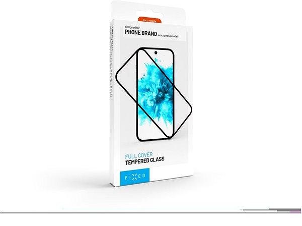 Glass Screen Protector FIXED FullGlue-Cover for Nothing Phone (2a)/(2a) Plus black Packaging/box