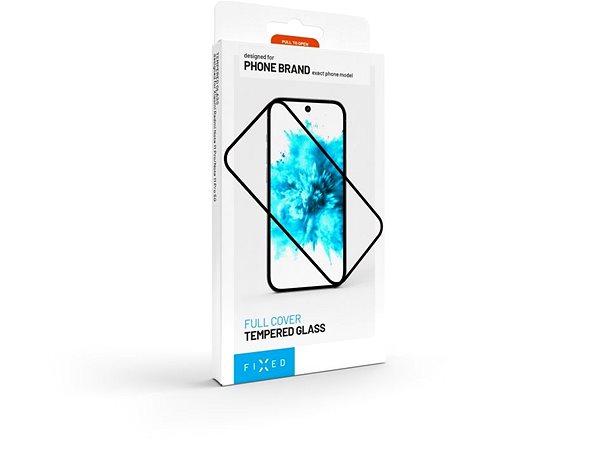 Glass Screen Protector FIXED FullGlue-Cover for Tecno Spark 20 Pro 5G black ...