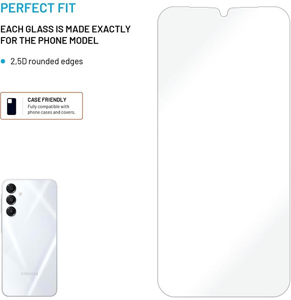 Glass Screen Protector FIXED for Samsung Galaxy A16 4G/5G/A26 5G clear ...